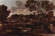 Nicolas Poussin Landschaft mit dem Begrabnis des Phokos USA oil painting artist